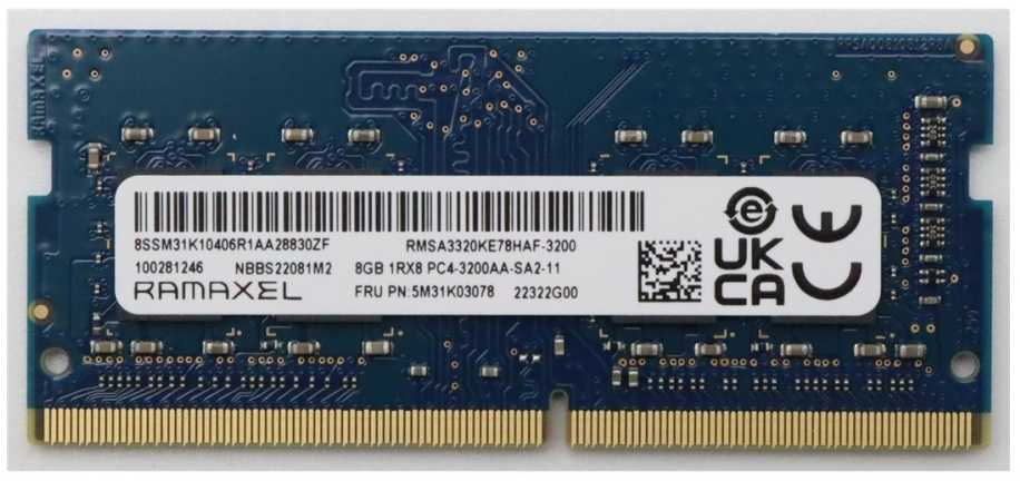 RAM Lenovo 8 GB DDR4 SODIMM atminties modulis