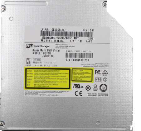 Napęd Lenovo HL GUE1N 9 0 DVDWriter WOB