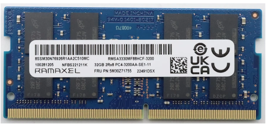 RAM Atmintis do laptopa Lenovo moduł pamięci 32GB DDR4 SODIMM