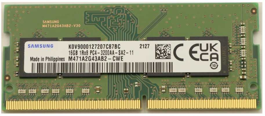 RAM Samsung Atmintis do laptopa Lenovo SoDIMM 16GB 3200MHz