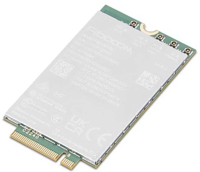 Lenovo | 5G sub-6 GHz M.2 WWAN modulis | ThinkPad Fibocom FM350-GL