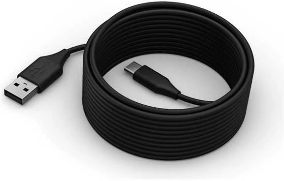 Lenovo ThinkSmart USB-C į USB-A kabelis, 5 m | Juodas