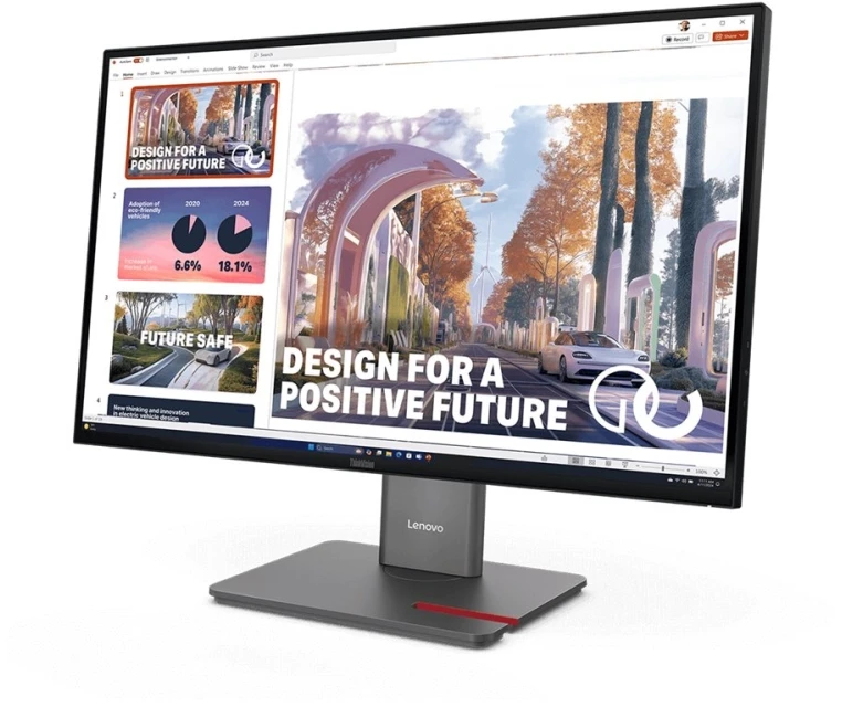 Lenovo ThinkVision P27QD-40 monitorius, 68,6 cm (27"), 2560 x 1440 taškų, Wide Quad HD, LED, 6 ms, juodas