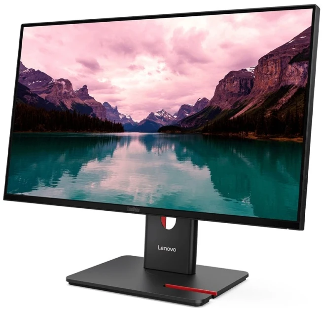 Lenovo ThinkVision T24-40 Monitorius, 60.5 cm (23.8"), 1920 x 1080 pikselių, Full HD, LCD, 6 ms, Juodas