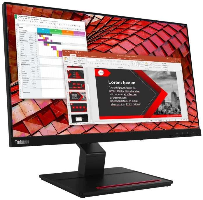 Monitorius - Lenovo ThinkVision T24t-20 24" IPS Jutiklinis Ekranas 1920x1080 USB-C