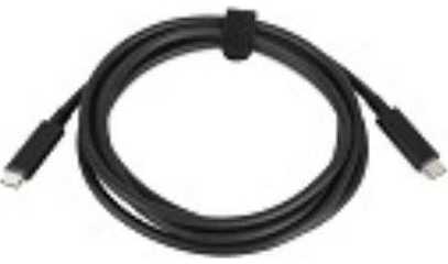 Kabelis USB Lenovo USB-C - USB-C 2 m Juodas (FRU03X7526)