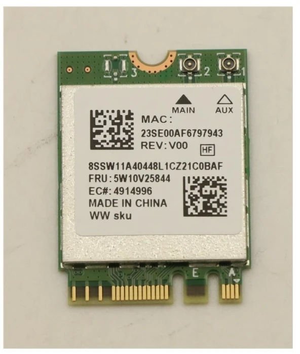 Karta jungiama į tinklą Lenovo LTN 8852BE Wireless WLAN