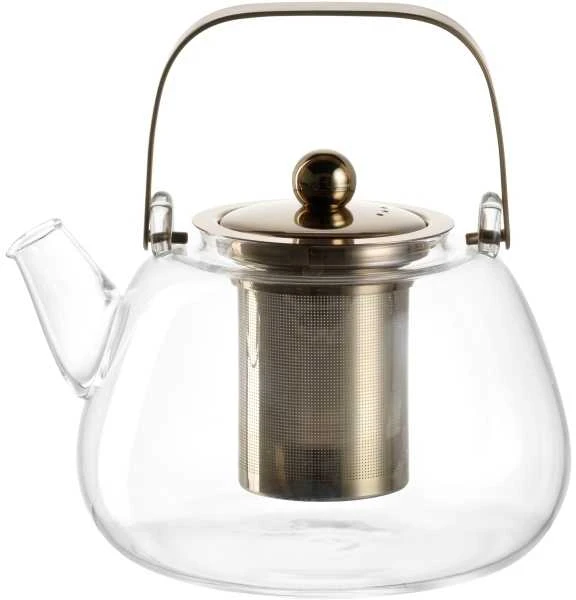 LEONARDO Tè per te, Vienvietis arbatinukas, 1200 ml, Permatomas, Stiklas, Užpilo filtras, 160 mm