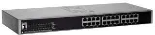Šakotuvas Level One Carruzzo LevelOne FSW-2450 tinklo komutatorius Ne-valdomas Fast Ethernet (10/100) Juoda