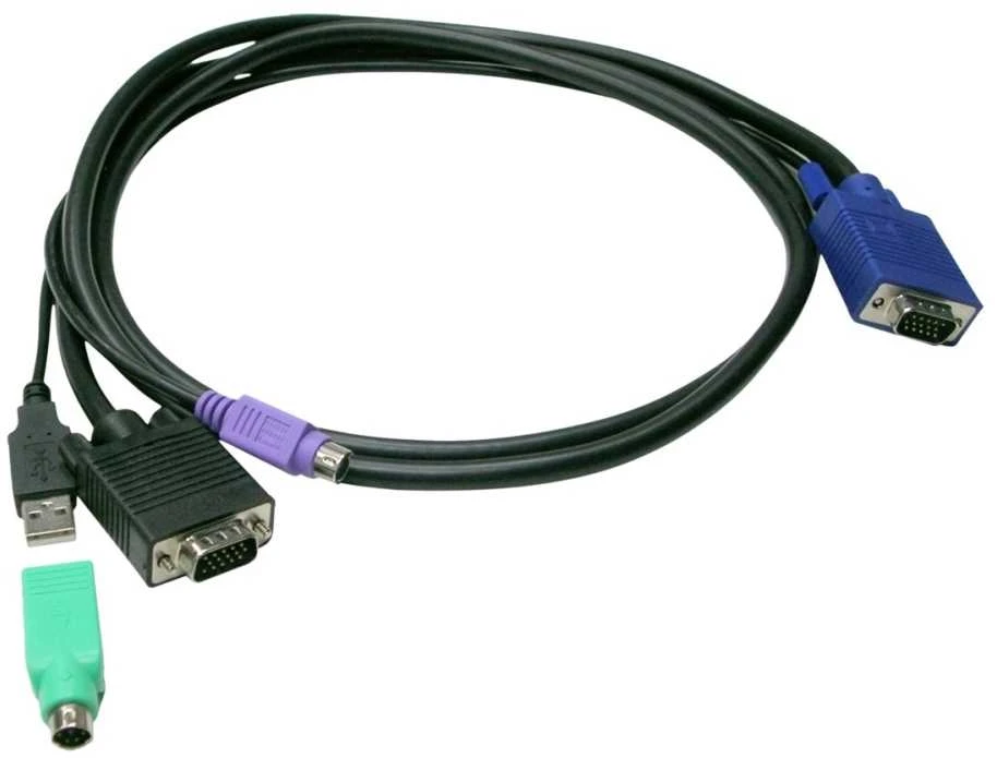 Level One Carruzzo LevelOne ACC-3203 KVM kabelis Juoda 5 m