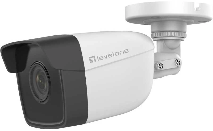 Level One Carruzzo LevelOne FCS-5201 apsaugos stebėjimo kamera Kulka (forma) IP apsaugos kamera Vidaus ir lauko 1920 x 1080 pikseliai Lubos / siena