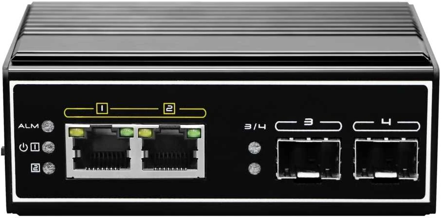 Šakotuvas Level One Carruzzo LevelOne IGP-0432 tinklo komutatorius Ne-valdomas Gigabit Ethernet (10/100/1000) Maitinimas per Eternetą (PoE) Juoda