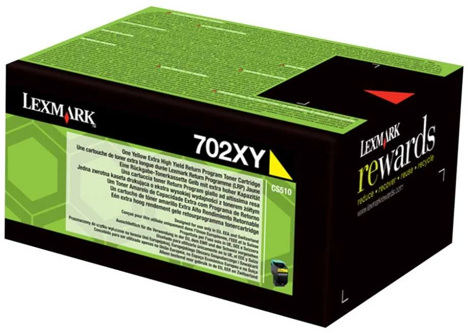 Lexmark 702XY R kasetė, Geltona