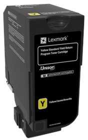 Lexmark standartinės našumo dažų kasetė | Kasetė | Geltona
