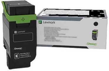 Lexmark Toneris 75M0X10 do CS632/CX635 20K juoda
