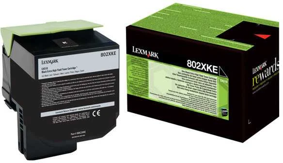 Lexmark 80C2XKE Cartridge, Cartridge, Juodas, Juodas, 8000 pages, 9000 pages