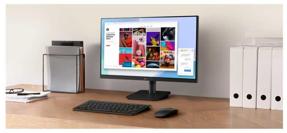 Monitorius LG 24" 24BA400-B FHD DVI DP HDMI USB IPS 16:9 juodas