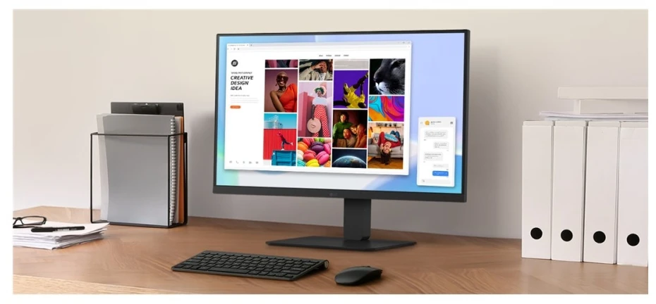 Monitorius LG 24" 24BA850-B Full HD HDMI DP DaisyChain IPS Juodas 16:9