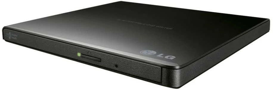 LG H.L duomenų saugykla | Itin plonas nešiojamas DVD rašytuvas | GP60NB60 | Sąsaja USB 2.0 | DVD±R/RW | CD skaitymo greitis 24 x | CD įrašymo greitis 24 x | Juodas | Stalinis kompiuteris / Nešiojamasis kompiuteris