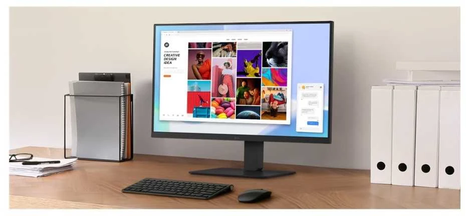 Monitorius LG 68,6 cm / 27 colių (1920 x 1080) LG 27BA400-B 16:9 FHD IPS 5 ms 100 Hz 2x HDMI garsiakalbiai Juodas