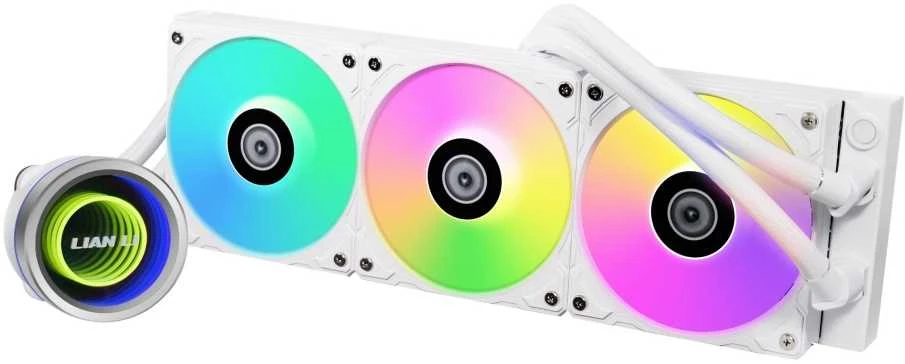 Lian Li GALAHAD II 360 Trinity AiO Vanduo Cooler, ARGB – baltos spalvos