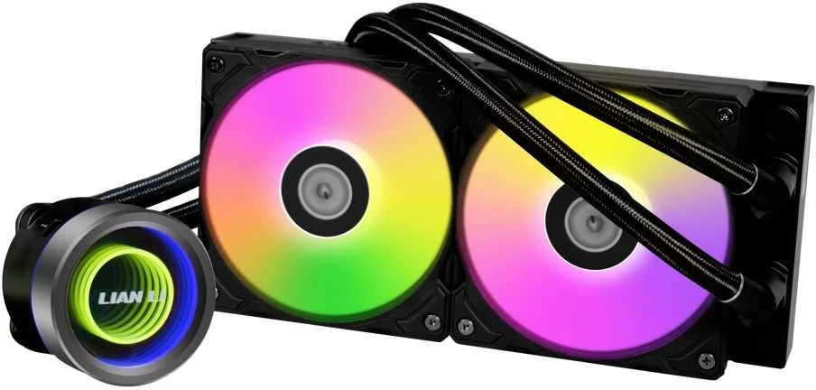 Lian Li GALAHAD II 240 Trinity AiO Vanduo Cooler, ARGB – juodos spalvos