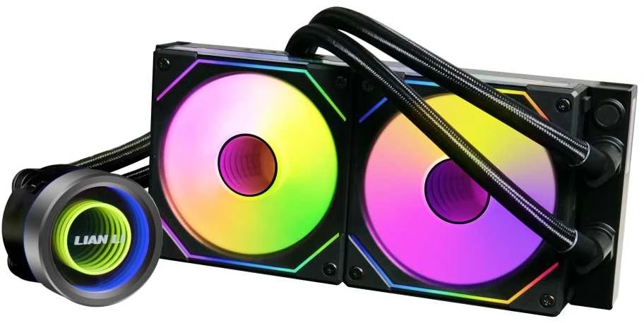 Lian Li GALAHAD II 240 Trinity SL-INF, AiO Vanduo Cooler – juodos spalvos