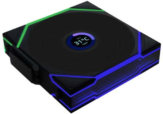 Lian Li UNI FAN TL Wireless korpuso ventiliatorius, ARGB, PWM – 140mm, juodos spalvos