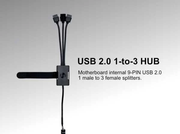Lian Li PW-U2HB USB keitiklis 1 USB į 3 USB