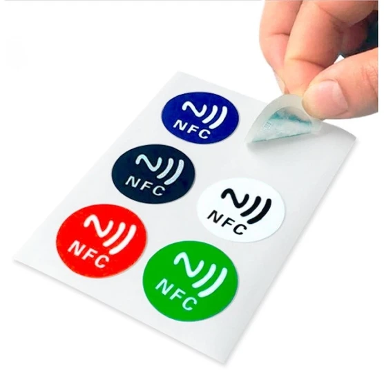 Light Solutions Aps „Light Solutions“ NFC žymė – NTAG213 – Spalvoti lipdukai – 6 vnt.