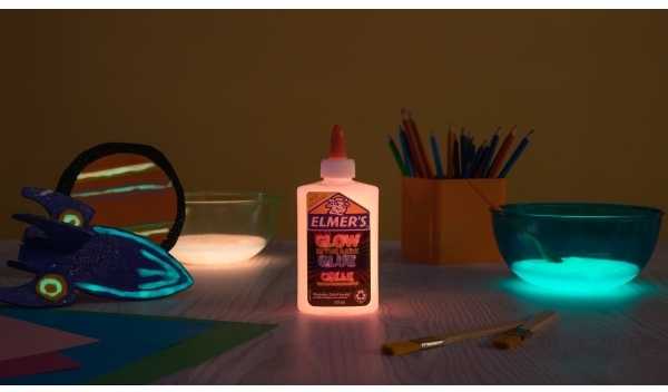 Elmer's Klijai Slime rožinės spalvos, šviečiantys tamsoje 147ml - 2162079