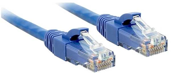 Tinklo Kabelis - LINDY Cat.6 U/UTP Tinklo Kabelis, RJ45, M/M, 250MHz, 0.3 m, Mėlynas
