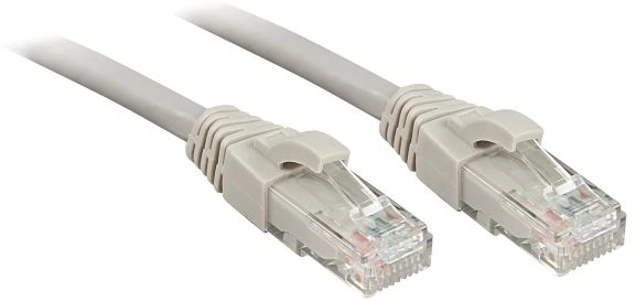Tinklo Kabelis - LINDY Cat.6 U/UTP Tinklo Kabelis, RJ45, M/M, 250MHz, 0.3 m, pilkas