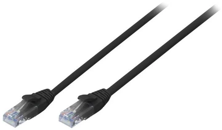 Tinklo Kabelis - LINDY Cat.6 U/UTP Tinklo Kabelis, RJ45, M/M, 250MHz, 0.5 m, Juodas