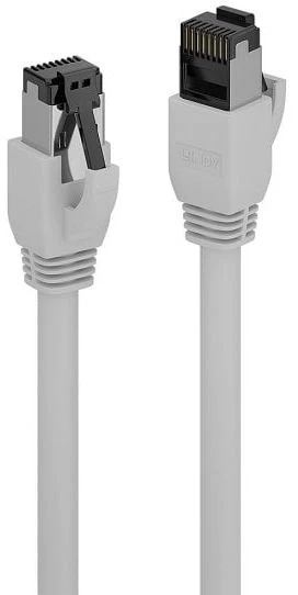 Tinklo Kabelis - LINDY Cat.8.1 S/FTP LSZH Tinklo Kabelis, RJ45, M/M, 2000MHz, 26AWG, 0.5 m, Pilkas