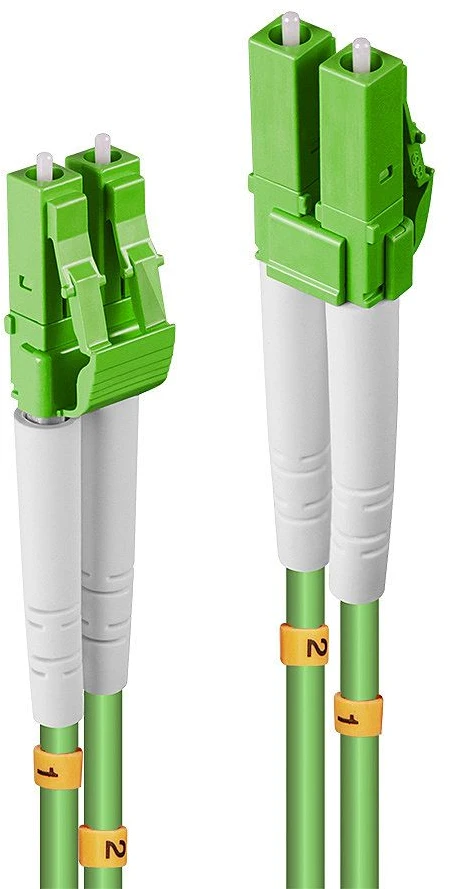 Pluoštinis Optinis Kabelis - LINDY Pluoštinis Optinis Kabelis LC/LC, 50/125µm, OM5, LSZH, 100Gbps, 10 m, Žalias