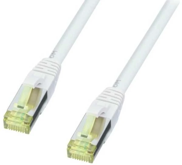 Tinklo Kabelis - LINDY RJ45 S/FTP LSZH Tinklo Kabelis, Cat.6A Kištukas, Cat.7 Neapdirbtas Kabelis, 10 m, Pilkas