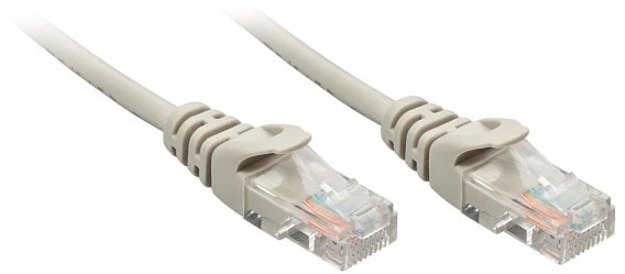 Tinklo Kabelis - LINDY Cat.5e U/UTP 15m 100MHz RJ45 M/M Pilkas