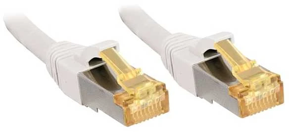 Tinklo Kabelis - LINDY S/FTP LSZH Tinklo Kabelis, Cat.6A Jungtis, Cat.7 Raw, RJ45, M/M, 1.5 m, Baltas