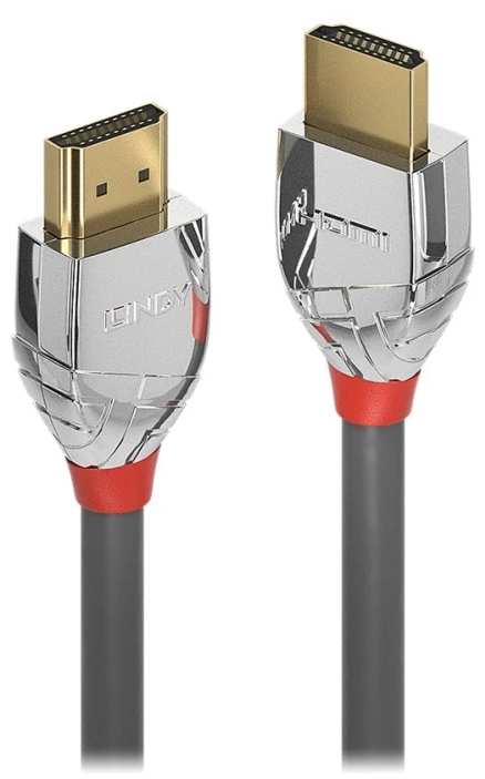 HDMI Laidas - LINDY Cromo Line HDMI Laidas M/M, Didelės Spartos, 1 m, Pilkas
