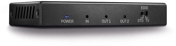 HDMI Skirstytuvas - LINDY 2 Prievadų HDMI Skirstytuvas, 18G, 3840x2160@60Hz, HDMI® 2.0 EDID Emuliacija, Juodas
