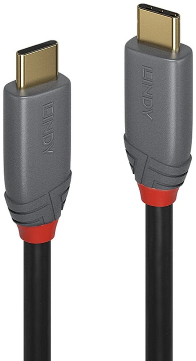 Lindy 36908, 5 m, USB C, USB C, USB 3.2 Gen 2 (3.1 Gen 2), 10 Gbit/s, juodas