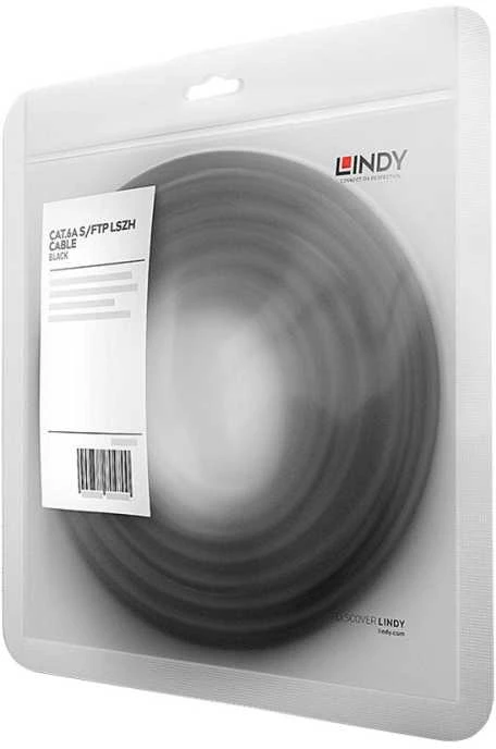 Tinklo Kabelis - LINDY Cat.6A S/FTP LSZH Tinklo Kabelis, RJ45, M/M, 500MHz, 3 m, Juodas