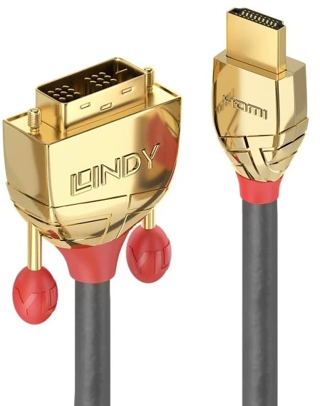 Kabelis Lindy HDMI - DVI-D 3m juoda (36196)
