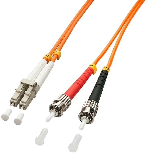Lindy Pluoštinis Laidas - LC/ST OM2 50/125µm Multimode 3m LS0H