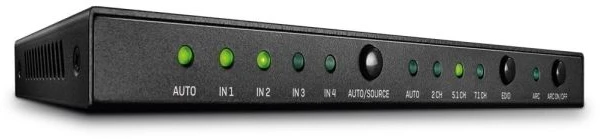 HDMI Jungiklis - LINDY 4 Prievadų HDMI 18G Jungiklis 2.0 3840x2160@60Hz Audio