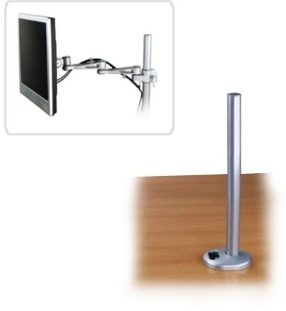 Lindy Stalo Laikiklis - Grometo Spaustukas 450mm Modulinis Nešiojamiesiems Kompiuteriams ir Monitoriams