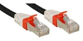 Tinklo Kabelis - LINDY Cat.6A S/FTP LSZH Tinklo Kabelis, RJ45, M/M, 500MHz, 26AWG, 7.5 m, Juodas