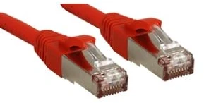 Tinklo Kabelis - LINDY Cat.6 S/FTP LSZH Tinklo Kabelis, RJ45, M/M, 250MHz, 26AWG, 0.5 m, Raudonas