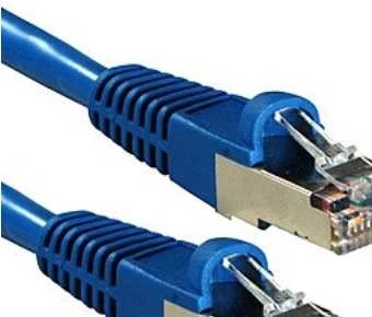 Tinklo Kabelis - LINDY Cat.6A S/FTP LSZH Tinklo Kabelis, RJ45, M/M, 500MHz, 0.3 m, Mėlynas